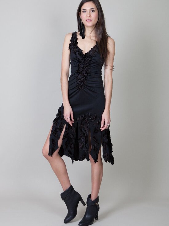 CECILIA DE BUCOURT Dresses & Skirts - VELVET LEAF gypsy DRESS